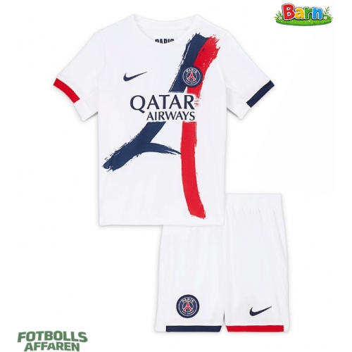 Paris Saint-Germain Bortaställ Barn 2025-26 Kortärmad (+ Korta byxor)